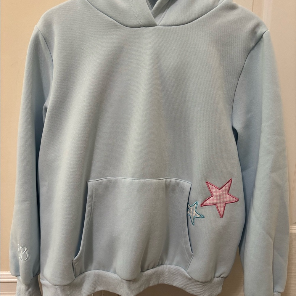 Beginning Boutique Sky Blue Hoodie